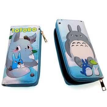 Totoro anime long wallet