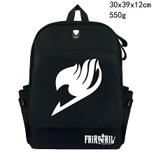 Fairy Tail anime canvas backpack bag