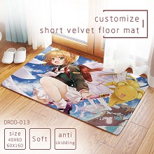 Card Captor Sakura anime short velvet floor mat gr...