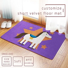 The other anime short velvet floor mat ground mat(...