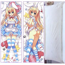 Alice in Wonderland anime two-sided long pillow