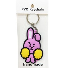 BTS two-sided key chain