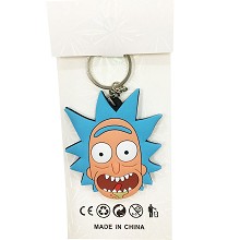 Rick and Morty two-sided key chain