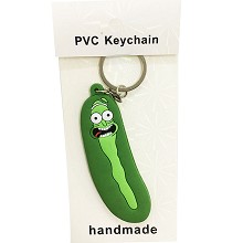 Rick and Morty two-sided key chain