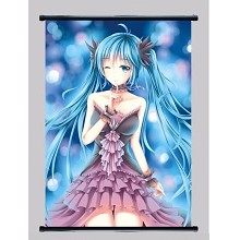 Hatsune Miku anime wall scroll