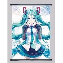 Hatsune Miku anime wall scroll