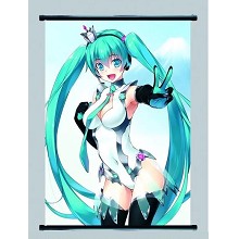 Hatsune Miku anime wall scroll