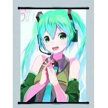 Hatsune Miku anime wall scroll