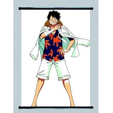 One Piece Luffy anime wall scroll