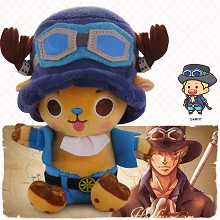 12inches One Piece Chopper cos Sabo anime plush do...