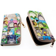 Totoro anime long wallet