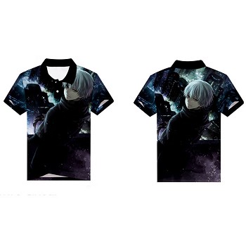 Tokyo ghoul anime polo t-shirt