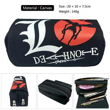 Death Note anime canvas pen bag pencil bag