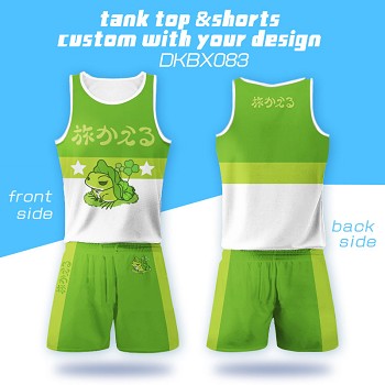 Travel Frog vest+short pants a set