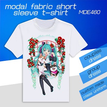 Hatsune Miku anime model short sleeve t-shirt