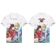 Fate anime polo t-shirt