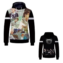 BTS hoodie cloth