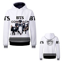 BTS hoodie cloth