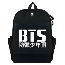 BTS canvas backpack bag