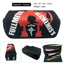 Fullmetal Alchemist anime canvas pen bag pencil ba...