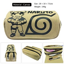 Naruto anime canvas pen bag pencil bag