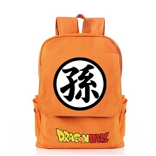 Dragon Ball anime canvas backpack bag