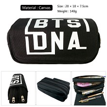 BTS canvas pen bag pencil bag