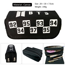 BTS canvas pen bag pencil bag