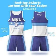 Hatsune Miku anime vest+short pants a set