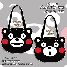 Kumamon shape shopping bag shoulder bag