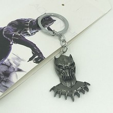 Black Panther metal key chain