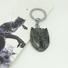 Black Panther metal key chain