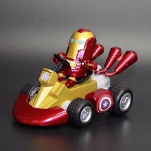 Iron Man pull back car anime figure