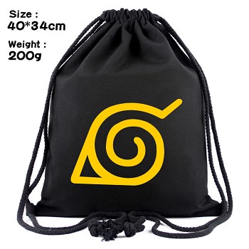 Naruto anime drawstring backpack bag