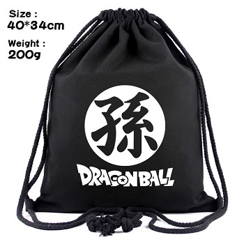 Dragon Ball anime drawstring backpack bag