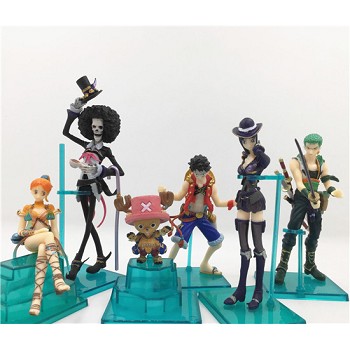 One Piece anime figures set(6pcs a set)