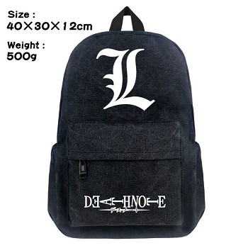 Death Note anime canvas backpack bag