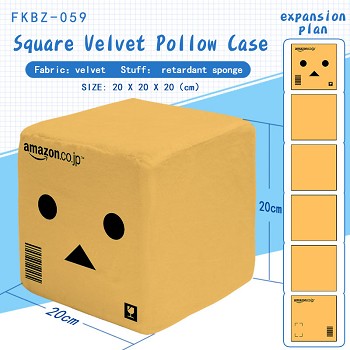 Danboard anime square velvet pillow