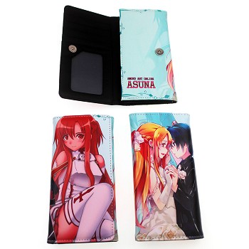 Sword Art Online anime long wallet