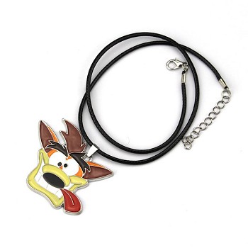 Crash Bandicoot necklace