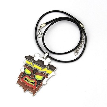 Crash Bandicoot necklace