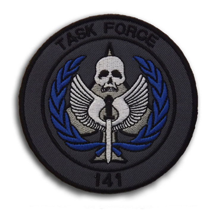 Call of Duty TASK FORCE 141 Hook & Loop Velcro 8CM. 