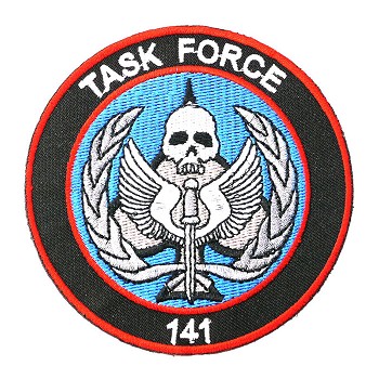 Call of Duty TASK FORCE 141 Hook & Loop Velcro 8CM