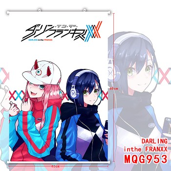 DARLING in the FRANXX anime wall scroll