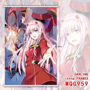 DARLING in the FRANXX anime wall scroll