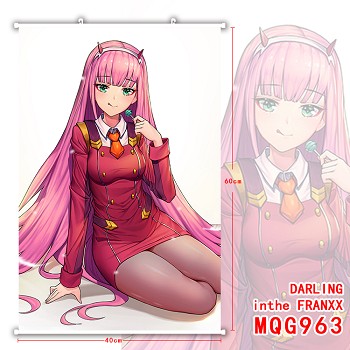 DARLING in the FRANXX anime wall scroll