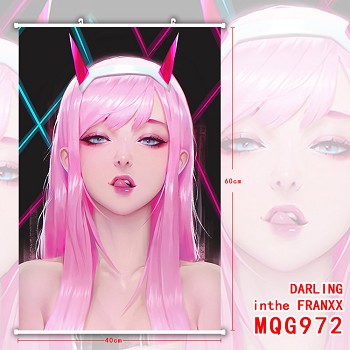 DARLING in the FRANXX anime wall scroll