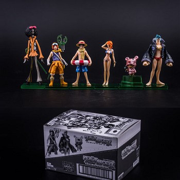 One Piece anime figures set(6pcs a set)