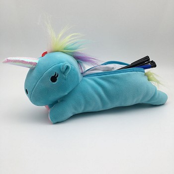 12inches Unicorn My Little Pony plush pen bag
