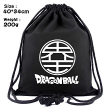 Dragon Ball anime drawstring backpack bag